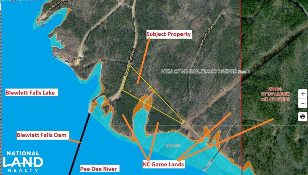 10+/ Acre Building Lot at Blewett Falls Lake! in Richmond County