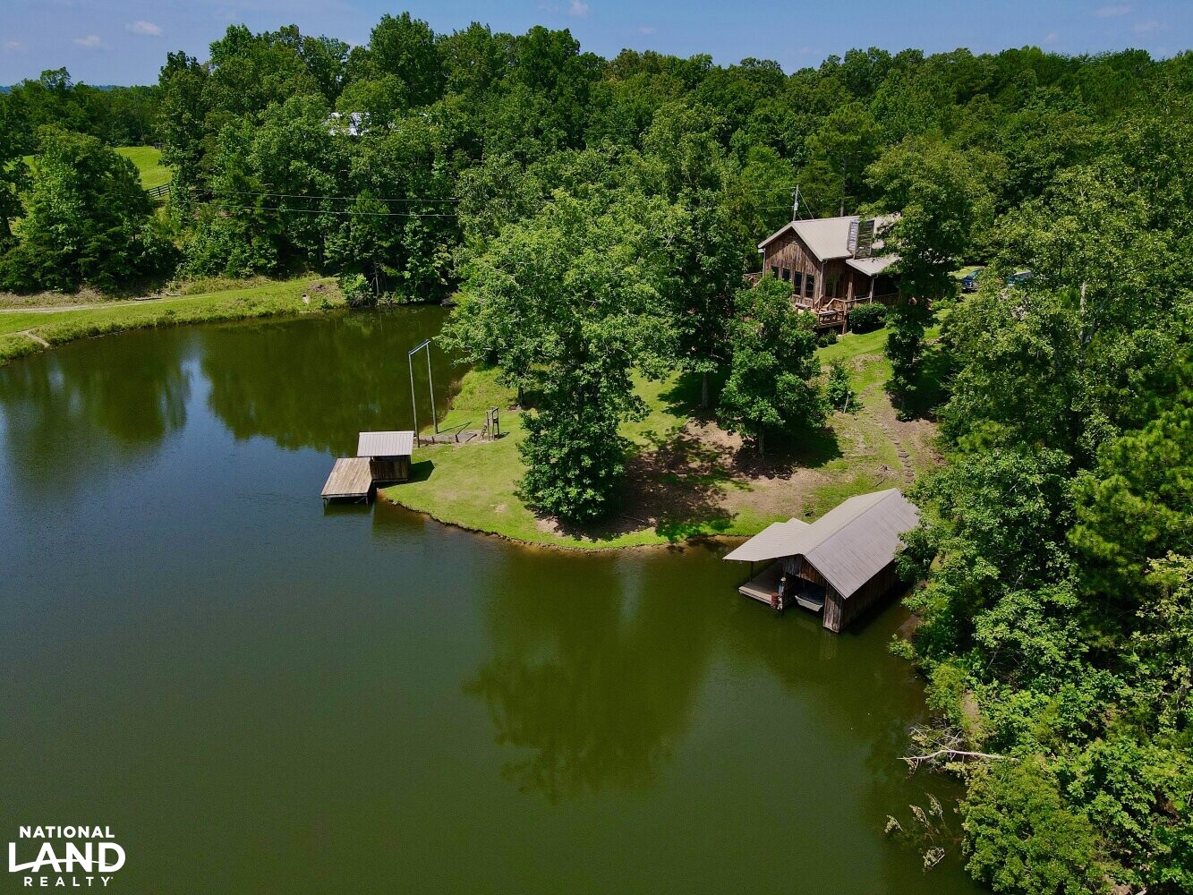 Calera Cabin & Lake Retreat in Shelby County, Alabama (37 Photos