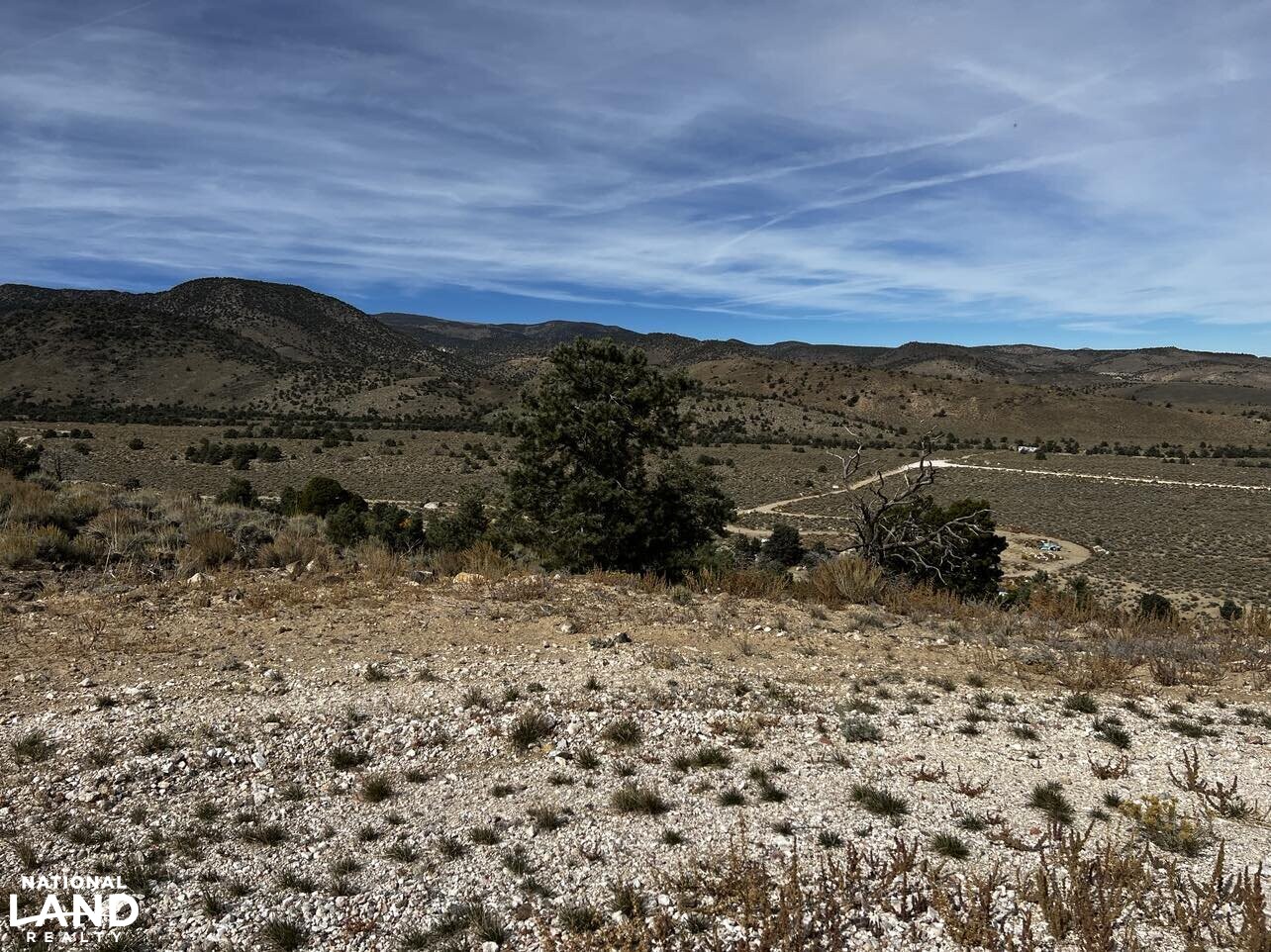 11.27 Acre view homesite in Upper Mountain Water Ranch in Esmeralda