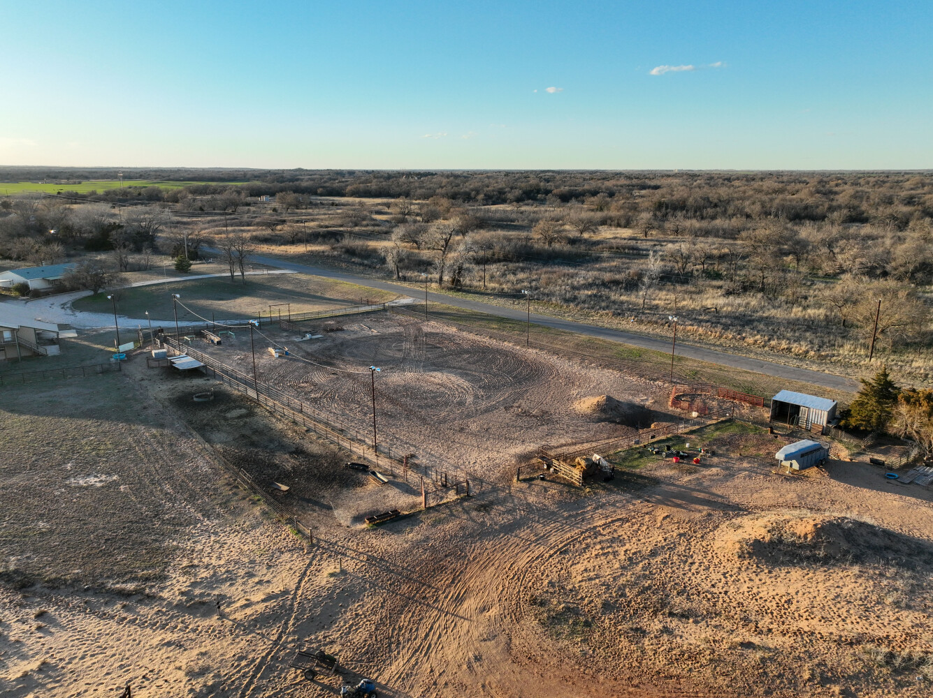 Dover House, Barn and Roping Arena in Kingfisher County, Oklahoma (54
