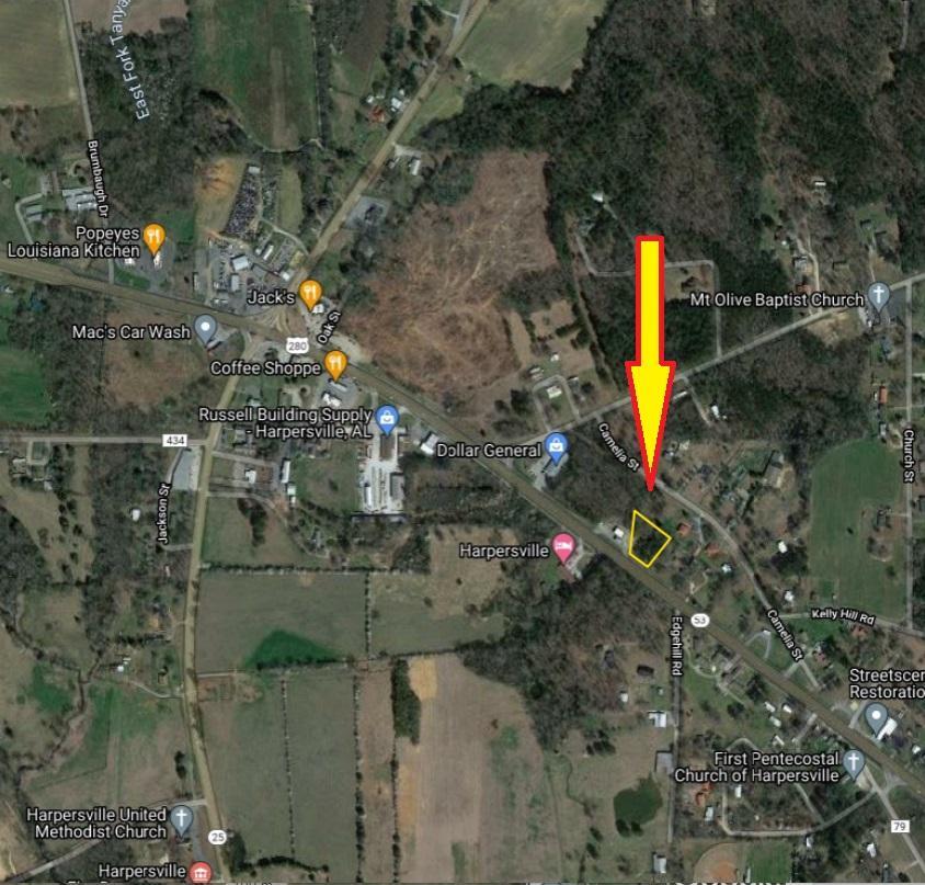 Harpersville 280 Commercial & Investment Tract in Shelby County