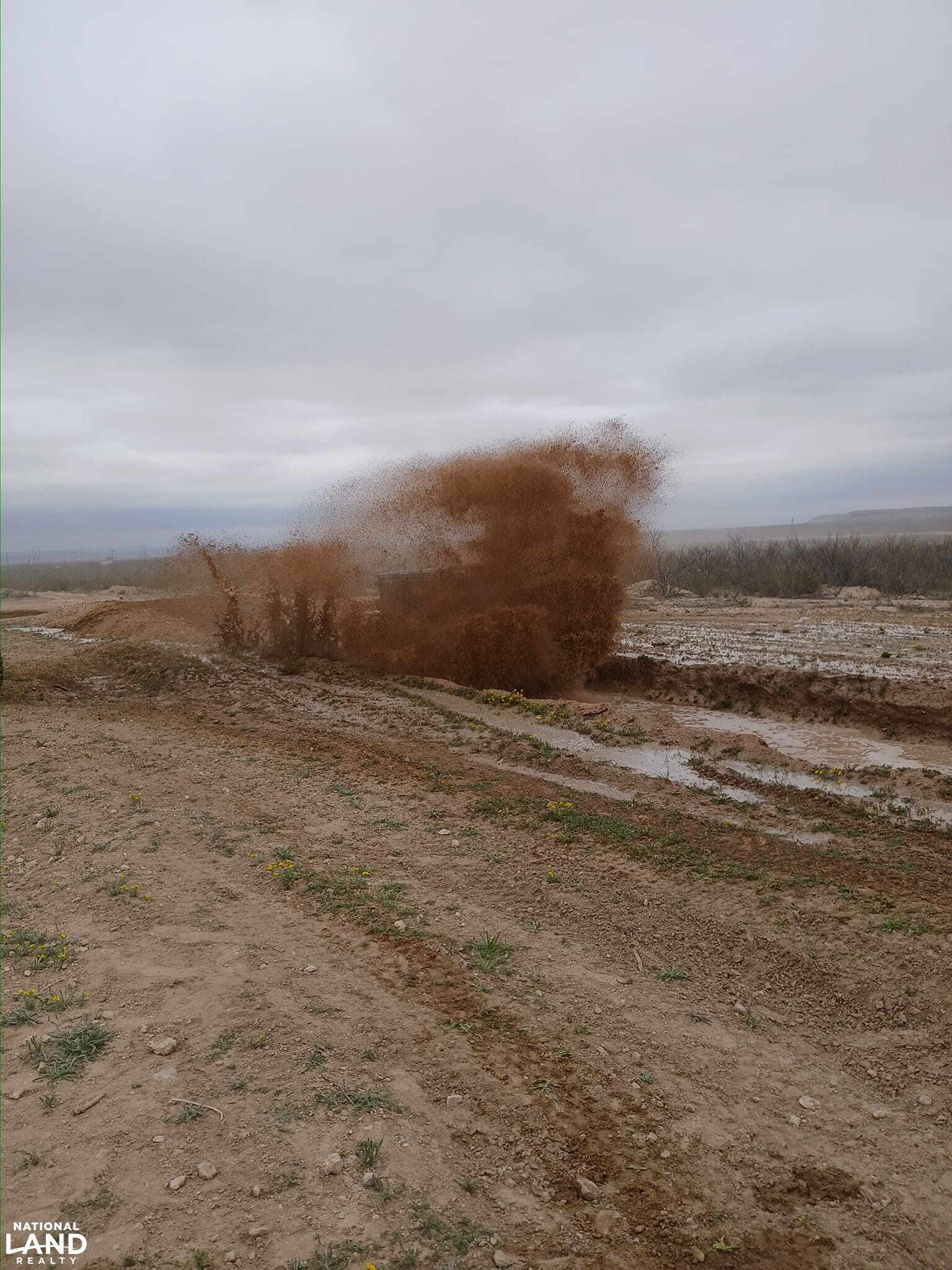 Mudding in one of the pits that can be flooded (91 of 94)