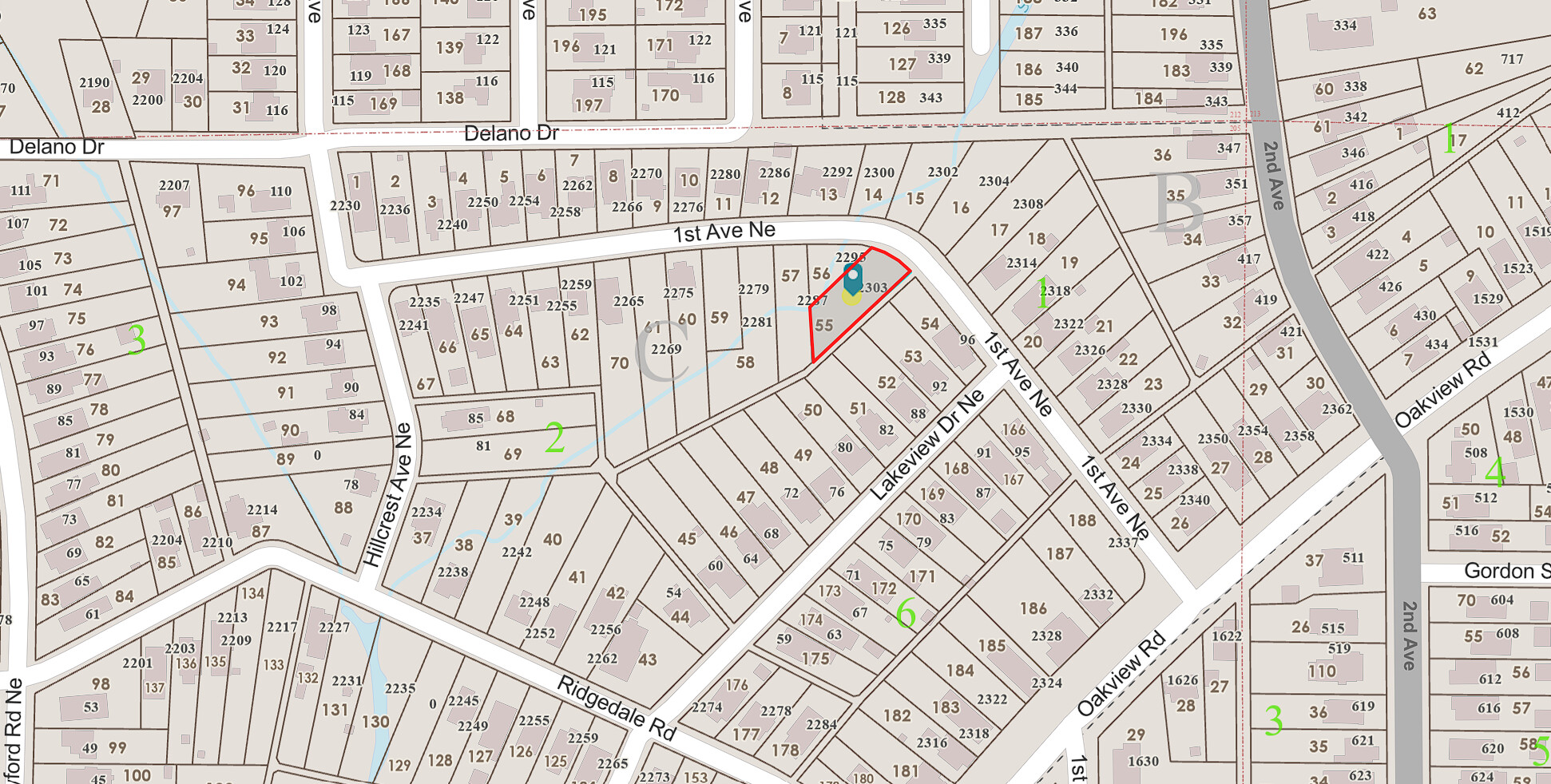 Photo 3 of 3 of land for sale at 2303 1st Avenue NE, Atlanta, GA 30317