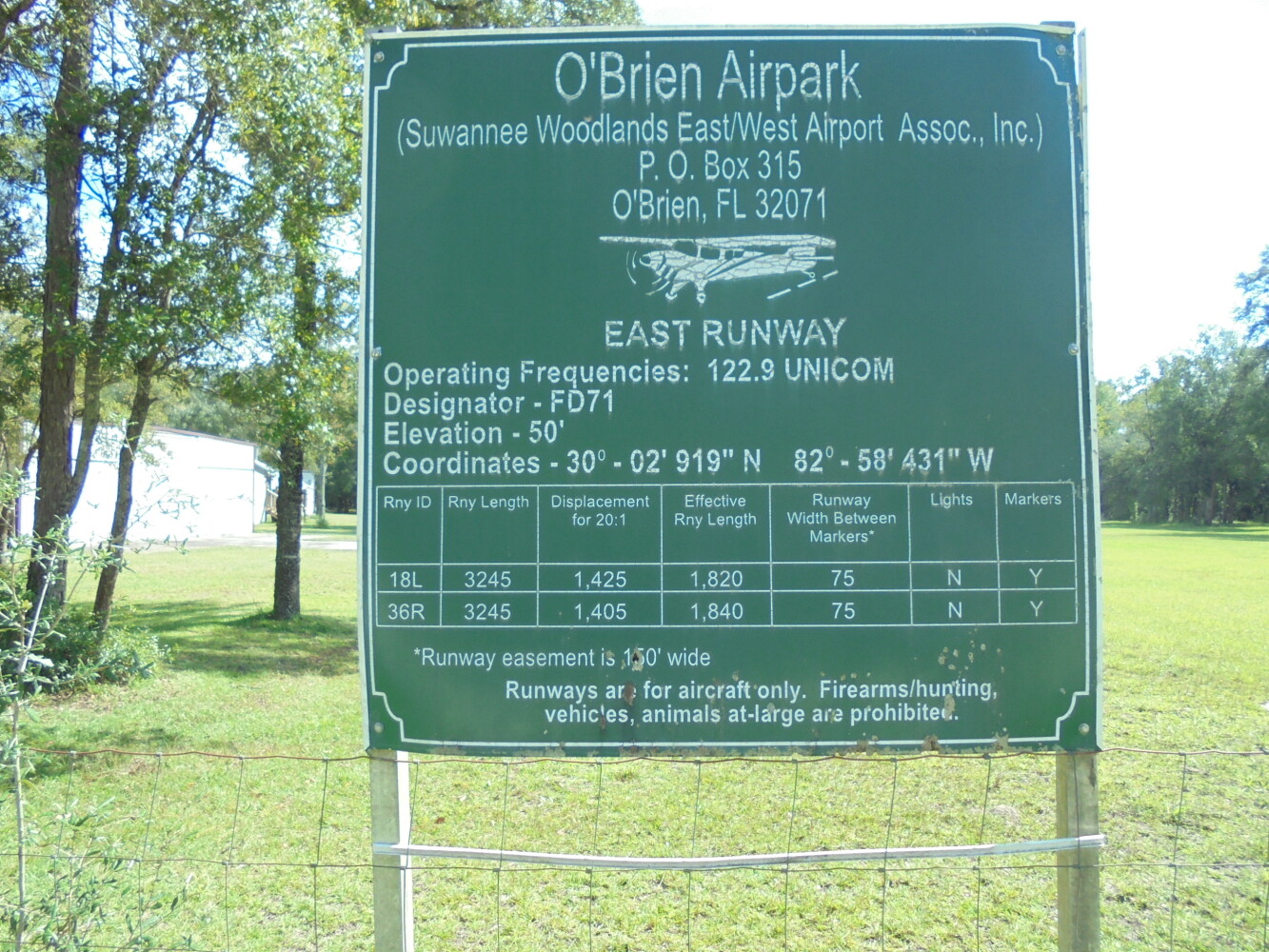 00 111th Drive, O'Brien, FL 32071