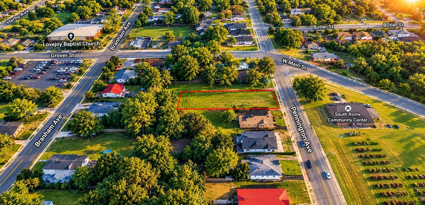 Photo 1 of 5 of land for sale at 606 Pennington Ave, Rome, GA 30161